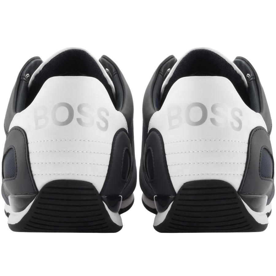 Alternative Image for ProductBOSS HUGO BOSS Saturn Lowp Trainers Navy2
